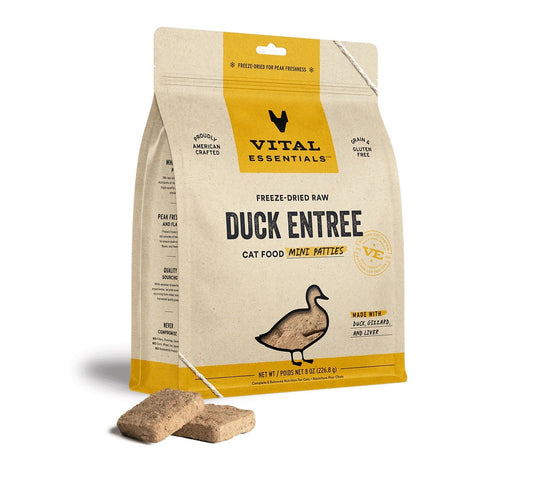 Duck Mini Patties Raw Dog Food: Vital Essentials Primal Fuel