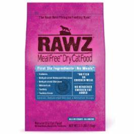 Rawz Salmon, Chicken & Whitefish Recipe Premium Dry Cat Food