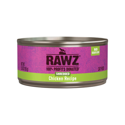 Rawz Shredded Chicken Gourmet Cat Food for Regal Feline Health