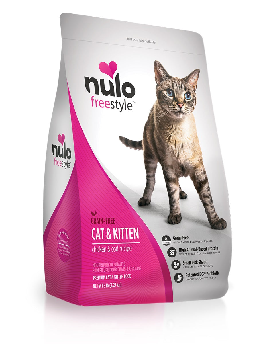 Nulo FreeStyle High-Protein Cat Kibble Chicken and Cod Recipe