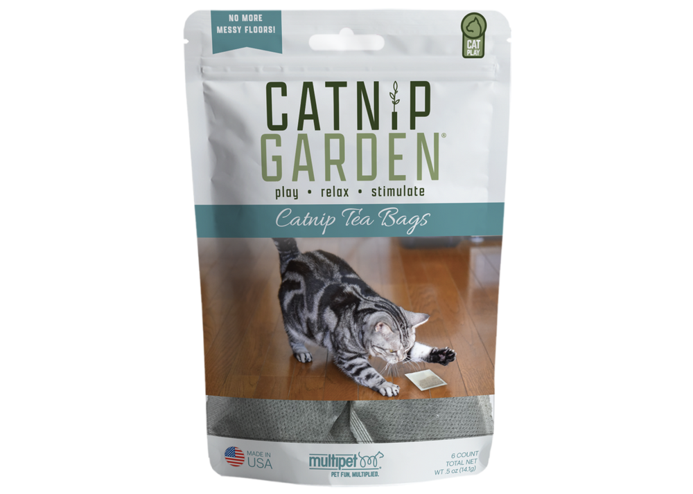 Multipet Catnip Garden Tea Bags 6ct.