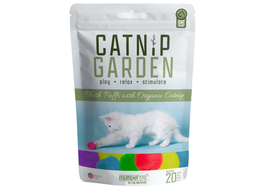 Catnip Puffs 20 Count Organic USA Multipet 🌿