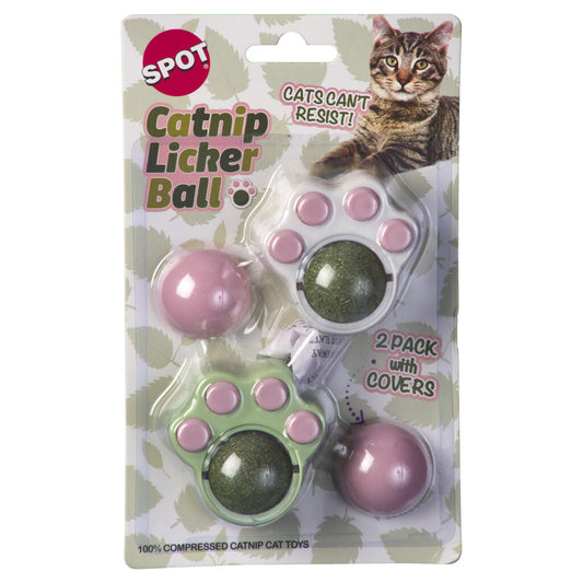 Catnip licker ball