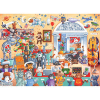 Cats & Dog Museum 350 Piece Family Jigsaw Puzzle Cobble Hill