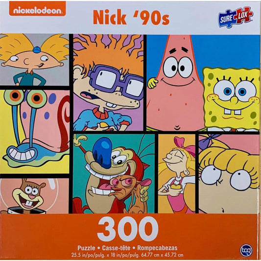 Character Collage Nick '90s 300 Piece Jigsaw Puzzle Sure Lox