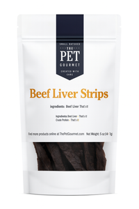 Beef Liver Jerky Strips, 5 oz