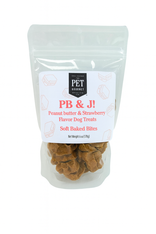 PB And J Soft Baked Bites Dog Treats 6 Oz 🥜