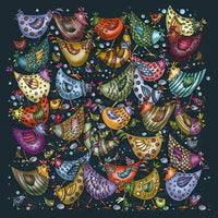 Chicken Pile 239 Piece Jigsaw Puzzle with Display Frame Curiosi