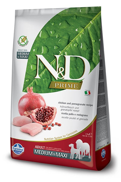 Farmina N&D Chicken and Pomegranate Adult Dog Food 12kg Bag