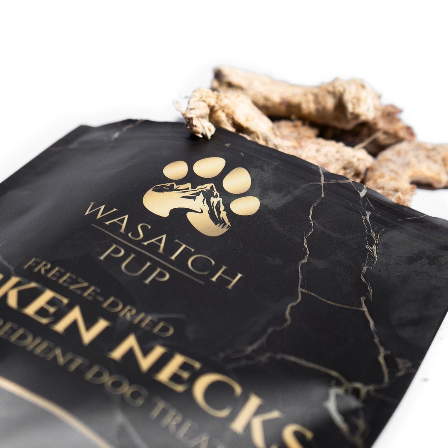 Freeze - Dried Chicken Necks | Single Ingredient Dog Treats - Wasatch Pup