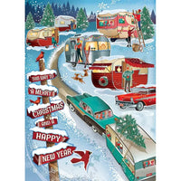Christmas Campers 1000 Piece Jigsaw Puzzle Cobble Hill