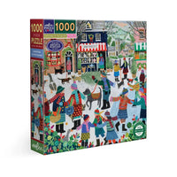 Christmas in the Square 1000 Piece Jigsaw Puzzle eeBoo