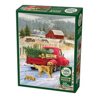 Christmas on the Farm 1000 Piece Jigsaw Puzzle Cobble Hill