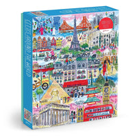 Cities Around the World 1000 Piece Jigsaw Puzzle Galison