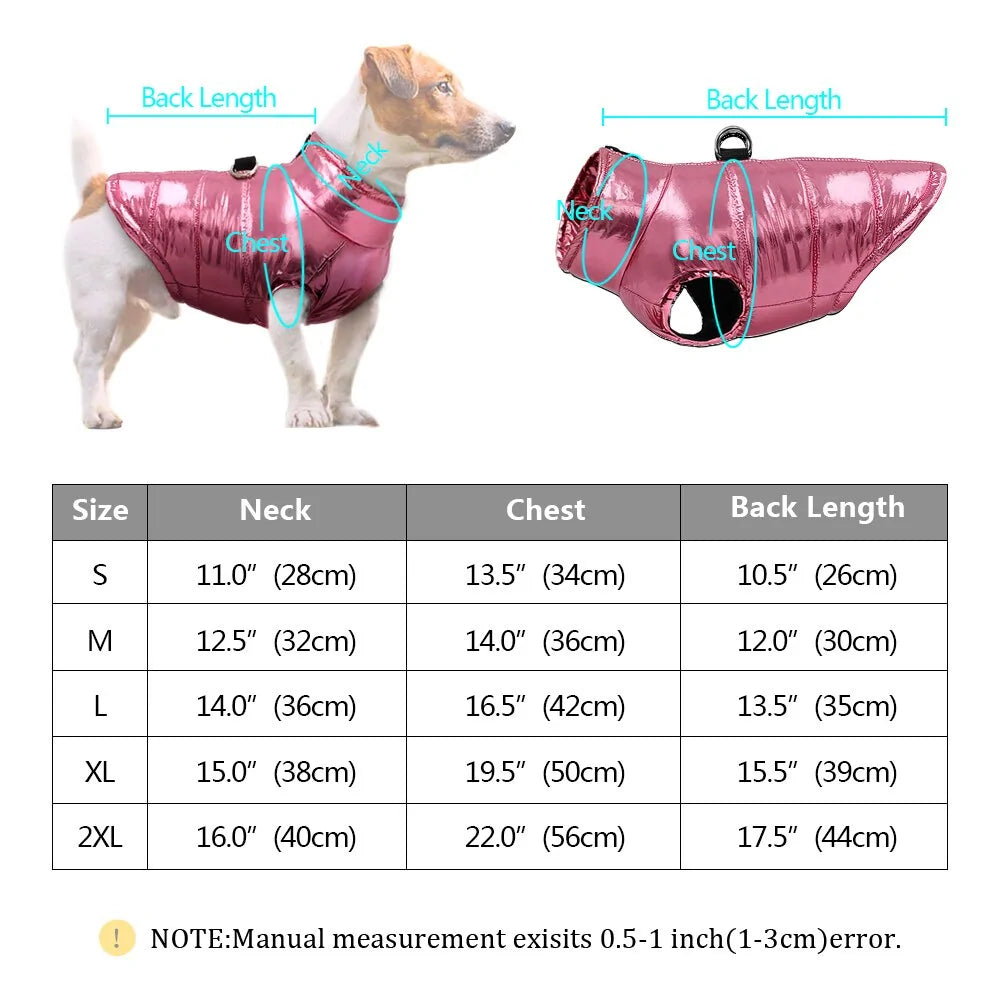 Stylish Waterproof Dog Outerwear - Winter Pet Coat - Ameraeon