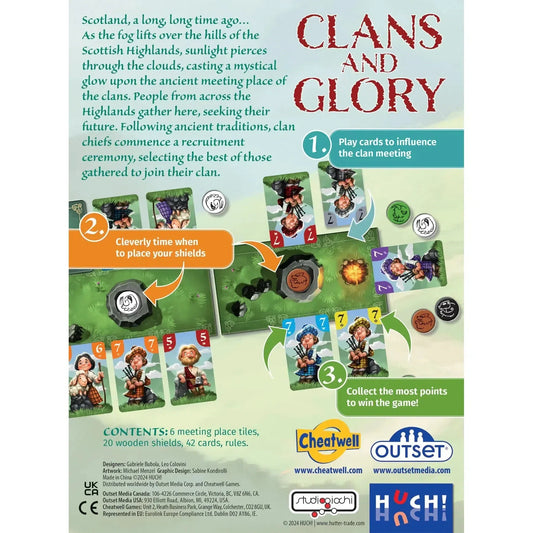 Clans & Glory Strategic Card Game Outset