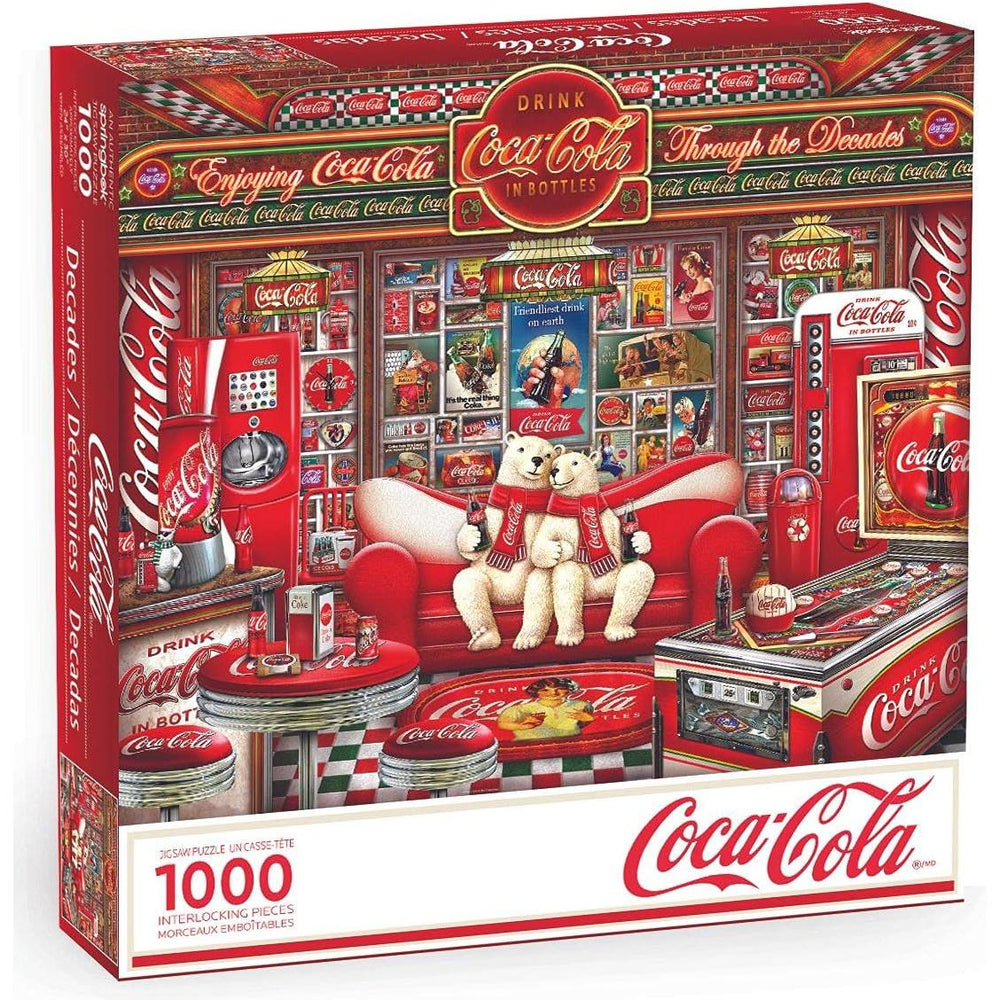 Coca-Cola Decades 1000 Piece Jigsaw Puzzle Springbok