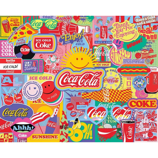 Coca-Cola Pop Art 1000 Piece Jigsaw Puzzle Springbok