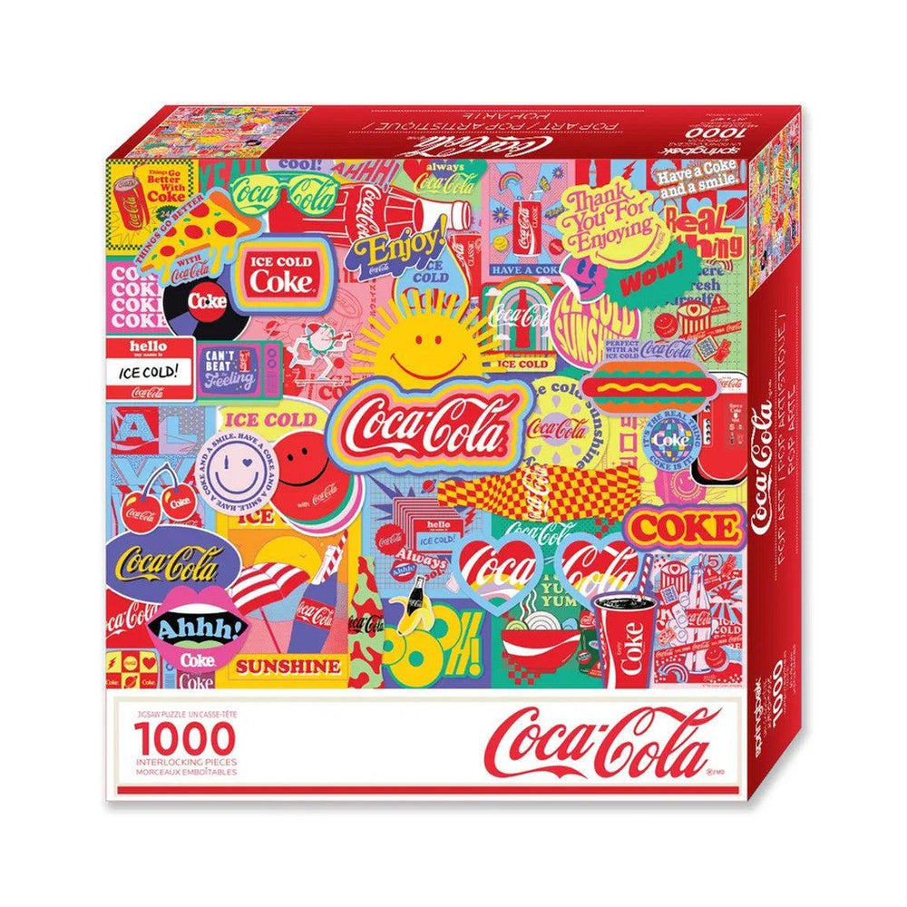 Coca-Cola Pop Art 1000 Piece Jigsaw Puzzle Springbok