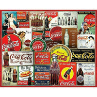 Coca-Cola Tin Signs 1000 Piece Jigsaw Puzzle in Tin Springbok