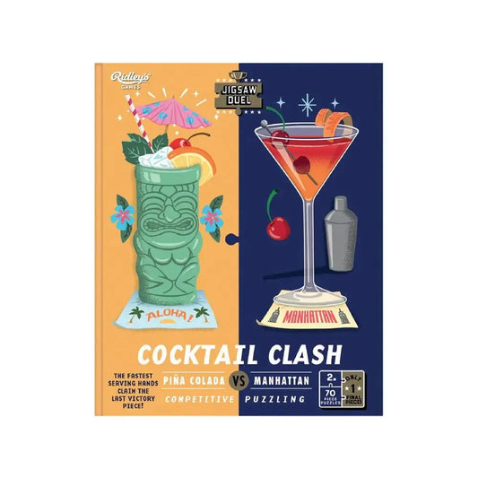 Cocktail Clash Set of 2 70 Piece Jigsaw Duel Puzzles Ridley