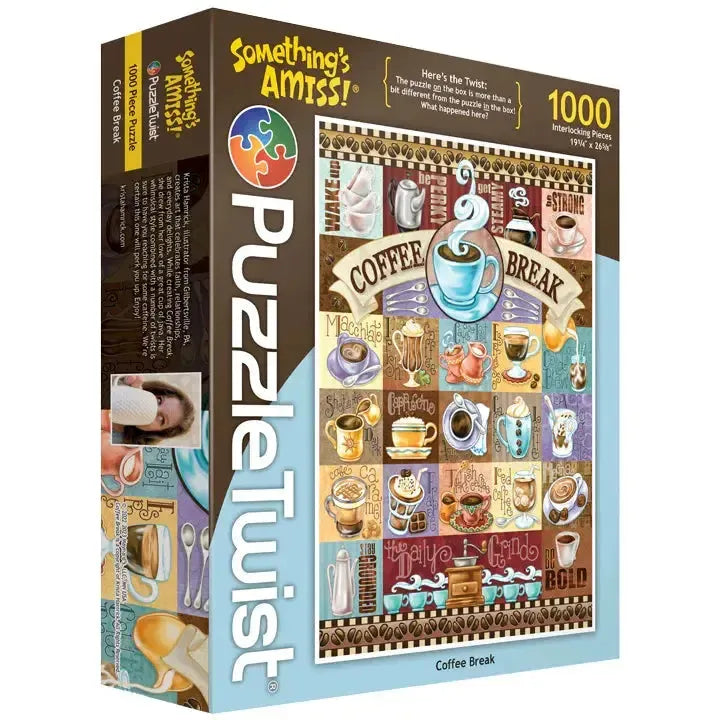 Coffee Break "Something's Amiss!" 1000 Piece Jigsaw Puzzle PuzzleTwist