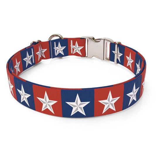 Colonial Stars Dog Collar