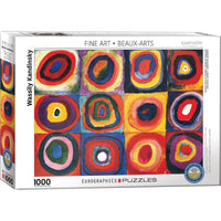Color Study of Squares 1000 Piece Jigsaw Puzzle Eurographics