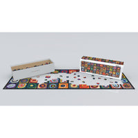Color Study of Squares 1000 Piece Panoramic Jigsaw Puzzle Eurographics
