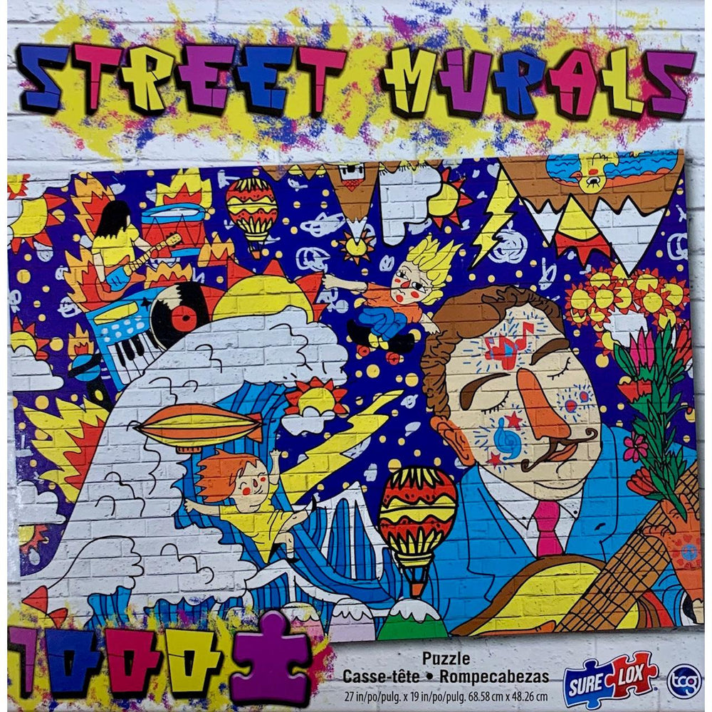 Colorful Mural Street Murals 1000 Piece Jigsaw Puzzle Sure Lox