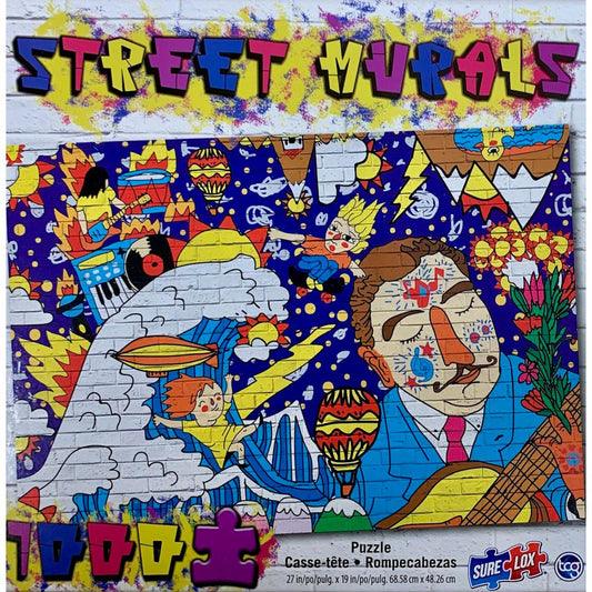 Colorful Mural Street Murals 1000 Piece Jigsaw Puzzle Sure Lox