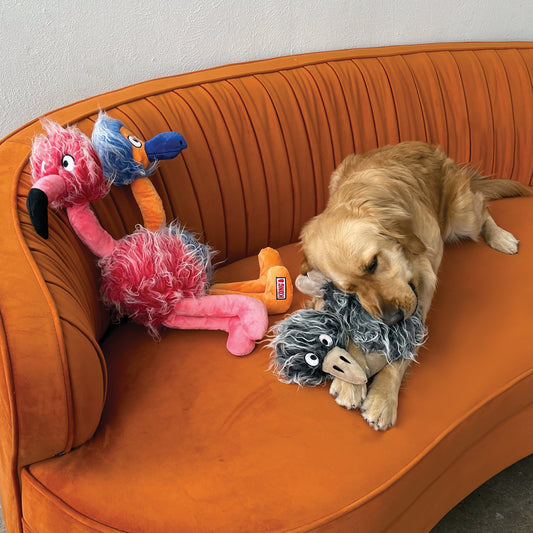 KONG Comfort Jumbo Birds X-Large Plush Dog Toy 👑
