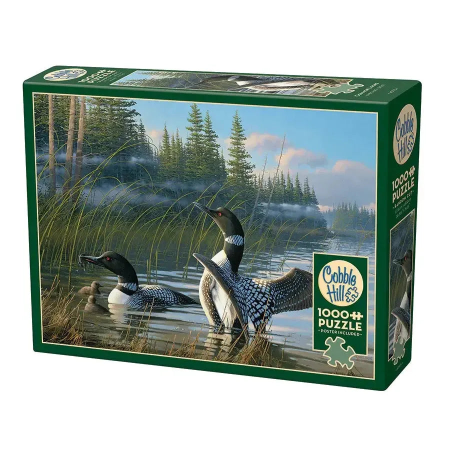 Common Loons 1000 Piece Jigsaw Puzzle Cobble Hill