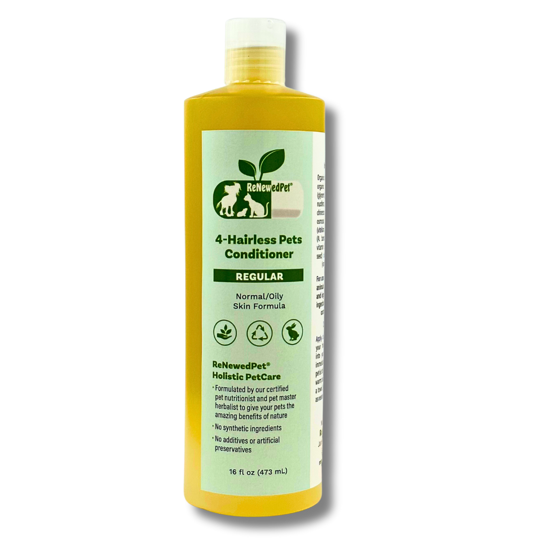 4 - HAIRLESS PETS REGULAR CONDITIONER - 4 Nudie Pets - ReNewedPet