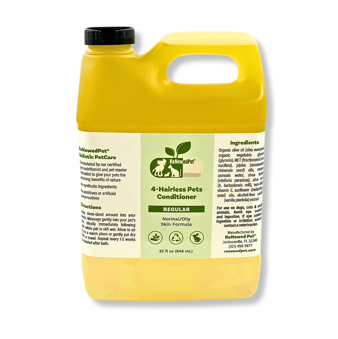 4 - HAIRLESS PETS REGULAR CONDITIONER - 4 Nudie Pets - ReNewedPet