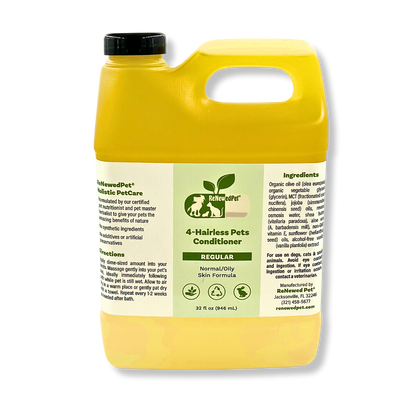 Organic Hydrating Shampoo for Hairless Breed Skin Care 8oz