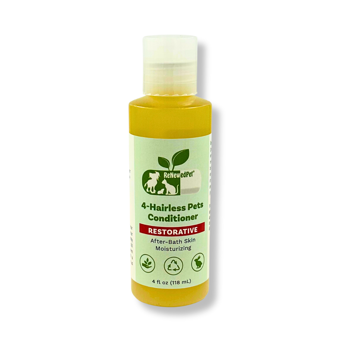 4 - HAIRLESS PETS RESTORATIVE CONDITIONER - 4 Nudie Pets - ReNewedPet