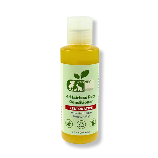 4 - HAIRLESS PETS RESTORATIVE CONDITIONER - 4 Nudie Pets - ReNewedPet