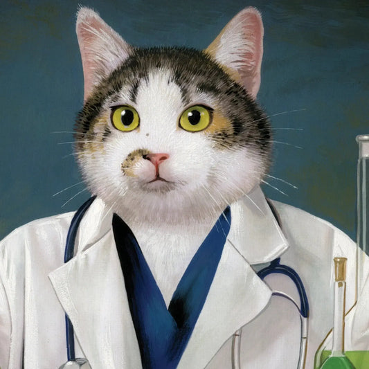 Copy Cat - Cloned Kitty 100 Piece Mini Jigsaw Puzzle NYPC