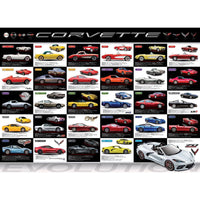 Corvette Evolution 1000 Piece Jigsaw Puzzle Eurographics