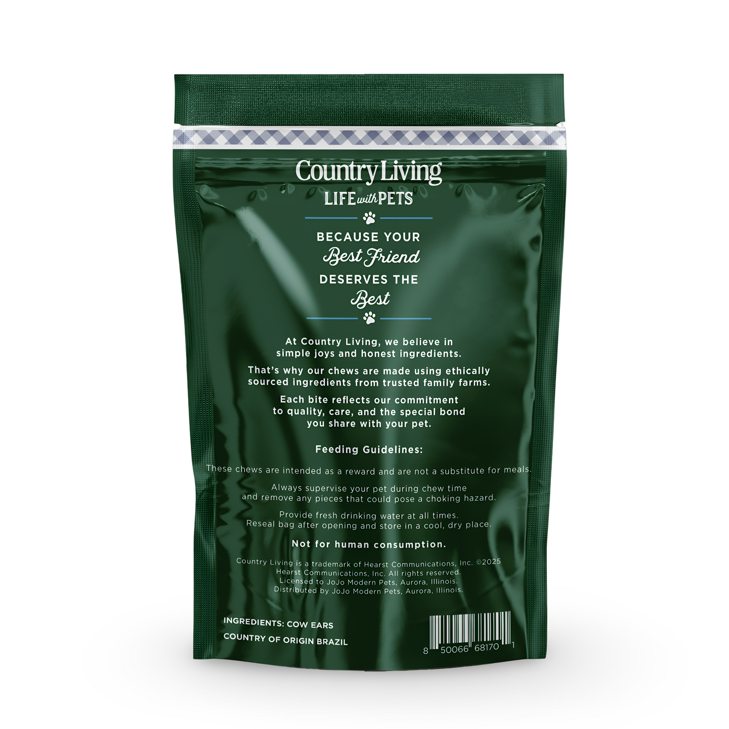 Royal Country Living Natural Cow Ears Dental Chews 🐄