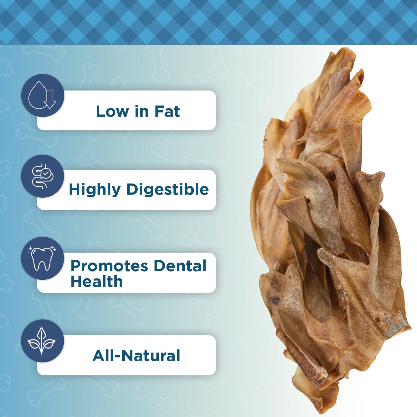 Royal Country Living Natural Cow Ears Dental Chews 🐄