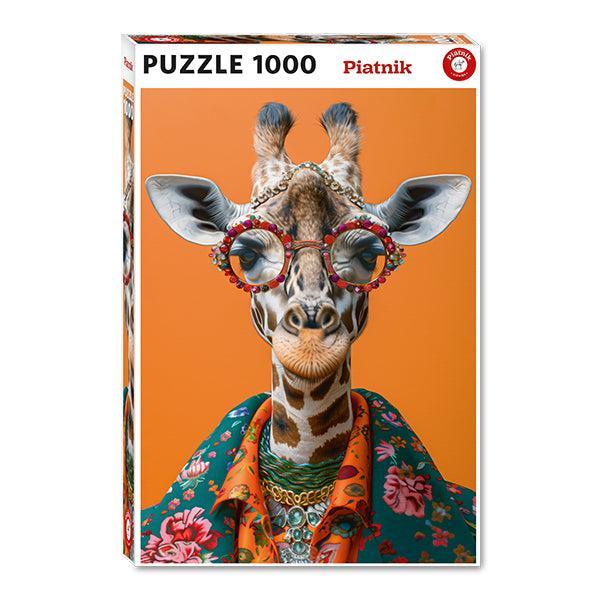 Crazy Giraffe 1000 Piece Jigsaw Puzzle Piatnik