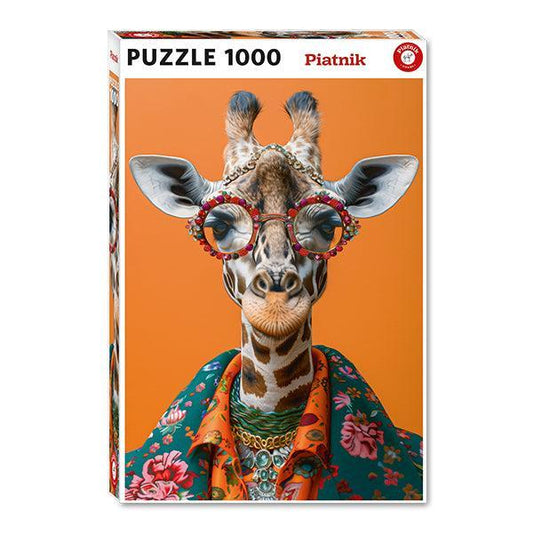 Crazy Giraffe 1000 Piece Jigsaw Puzzle Piatnik