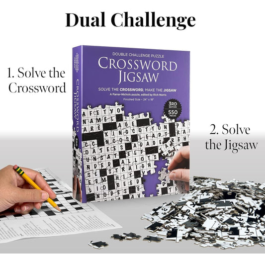 Crossword v3 550 Piece Jigsaw Puzzle Babalu