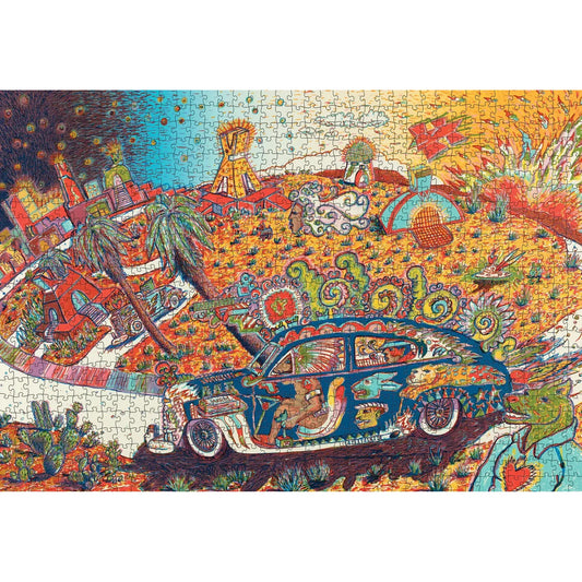 Cruising Turtle Island 1000 Piece Jigsaw Puzzle Pomegranate