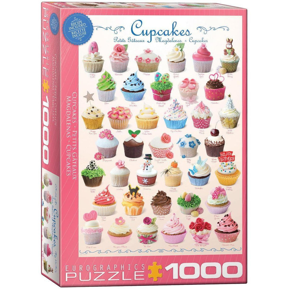 Cupcakes 1000 Piece Jigsaw Puzzle Eurographics