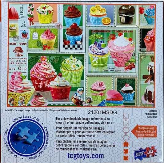 Cupcakes Puzzler's Choice 300 Piece Jigsaw Puzzle Sure Lox
