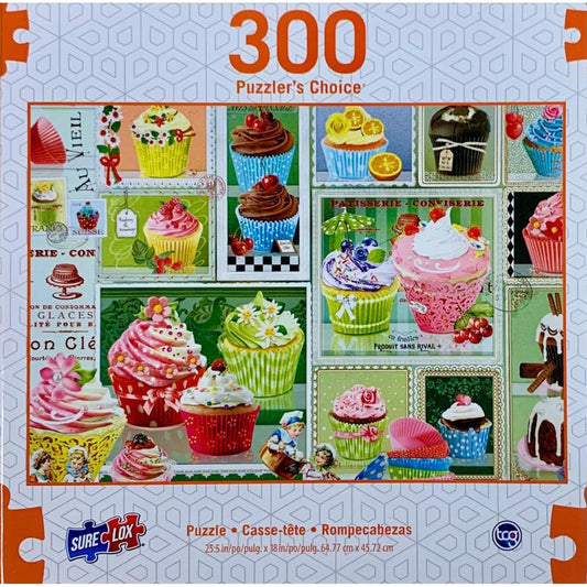 Cupcakes Puzzler's Choice 300 Piece Jigsaw Puzzle Sure Lox