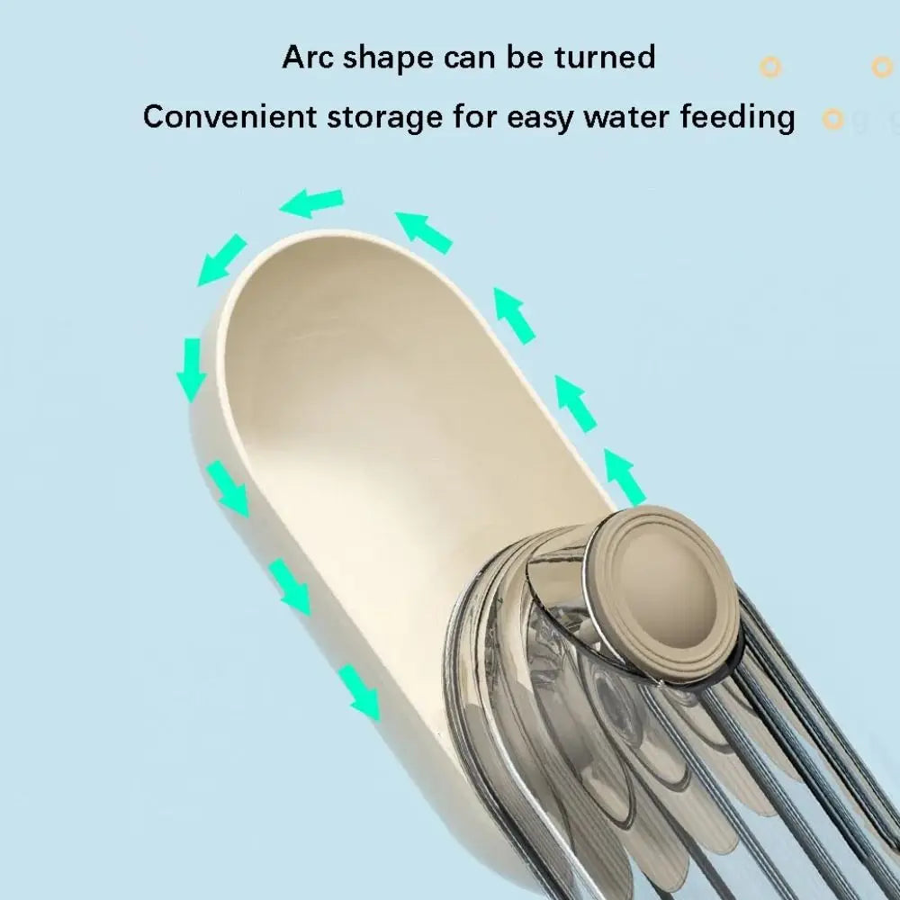 Portable Dog Water Bottle Dispenser 2 in 1 Leakproof Cat Walking Water Cup Multi-functional Drinking Bowl Pet Feeder